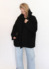 Double Face Coat - Black