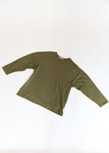 Loose Fit L/S Tee - Army