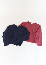 Long Sleeve Crop Crew Shirt