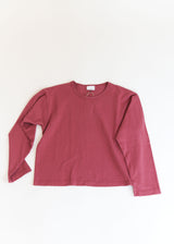 Long Sleeve Crop Crew Shirt