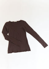 L/S Boatneck - Dk Plum