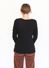 L/S Boatneck - Black