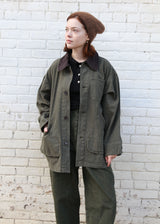 Painter Coat Herringbone - Moss