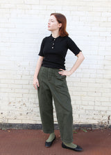 Painter Pant Herringbone - Moss