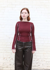Omato Long Sleeve Tee - Nara Red