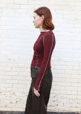 Omato Long Sleeve Tee - Nara Red