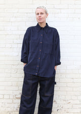 Talia Shirt - Navy Cord