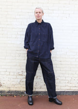 Talia Shirt - Navy Cord
