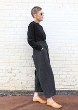 Wool Gauze Houndstooth Pants