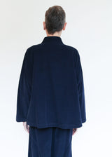 Stand Collar Jacket - Indigo