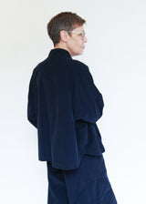 Stand Collar Jacket - Indigo