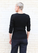 Rib Knit Pullover - One Size