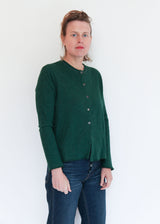 Crop Cardigan - Blue Hunter