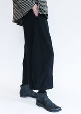 Tuck Hem Pant - Black