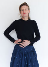 Eli Slim C-Neck - Navy