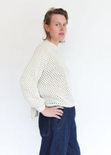 Jane Crochet Sweater - Cream