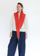 Jane Crochet Sweater - Cream