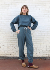 Pele Sweatpant / Japanese Brushed Fleece - Dark Slate