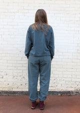 Pele Sweatpant / Japanese Brushed Fleece - Dark Slate