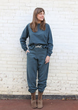 Pele Sweatpant / Japanese Brushed Fleece - Dark Slate