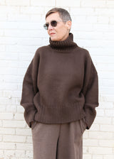 Rhys Wool Sweater in Mud