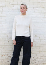 Isla Rib Top - Cream