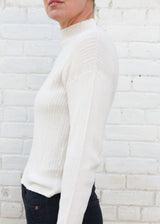 Isla Rib Top - Cream