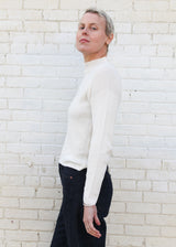 Isla Rib Top - Cream