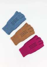 Cashmere Fingerless Stitch Gloves