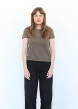 Pointelle Baby Tee - Earth