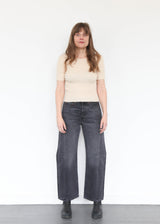 Rib Tee - Natural