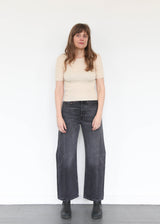 Rib Tee - Natural