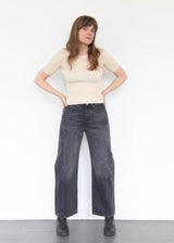 Rib Tee - Natural