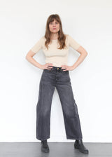 Rib Tee - Natural