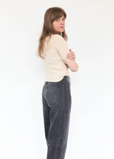 Rib Tee - Natural