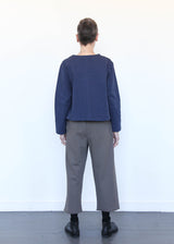 Crop V-Neck Cardigan
