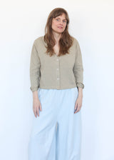 Crop V-Neck Cardigan