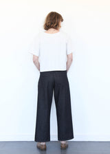 S/S Crop V-Neck