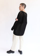 Net Cardigan - Black OS