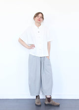 Cap Sleeve Shirt - Paperwhite