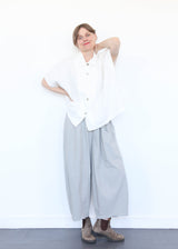 Cap Sleeve Shirt - Paperwhite