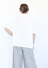Cap Sleeve Shirt - Paperwhite
