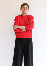 Milo Cotton Sweater - Chili