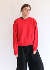 Milo Cotton Sweater - Chili