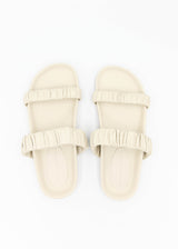 Amy Leather Sandal - Bone