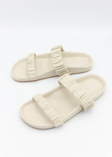 Amy Leather Sandal - Bone