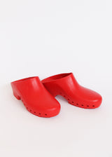 Calzuro Classic Clog Without Holes - Red