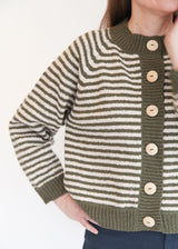 Striped Bomber - Olive