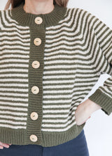 Striped Bomber - Olive