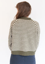 Striped Bomber - Olive